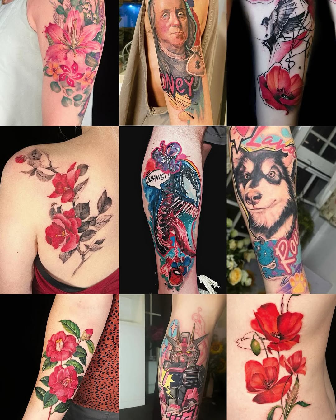 Here is a selection of my colorful tattoo portfolio. Thank you for appreciating my work! Feel free to message me with any inquiries.#houstontattoo #ho