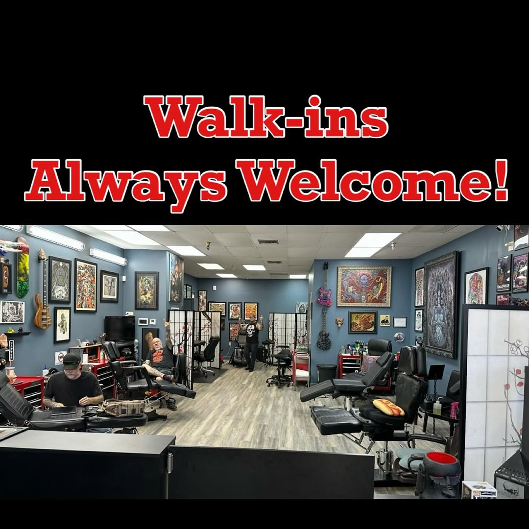 We always accept walk-ins! Stop by today for a new tattoo!!! #walkins #walkintattoos @pooch_art
