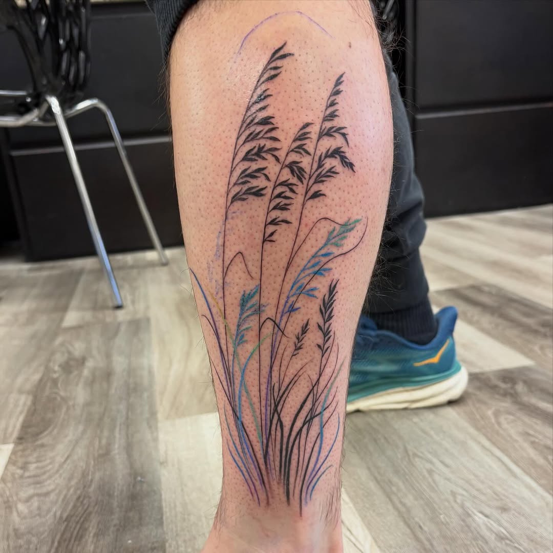 I really love how these sea oats turned out! Incredibly thankful for my last minute opening to be filled with such a fun design. :)