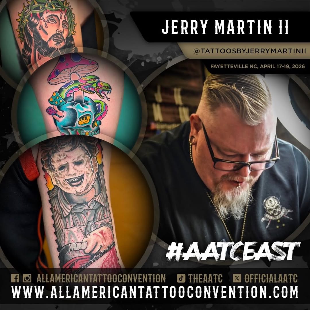 I’ll be at the @allamericantattooconvention NEXT WEEKEND! I’m booking appointments and will have plenty of flash for walk ups, so if you’re interested