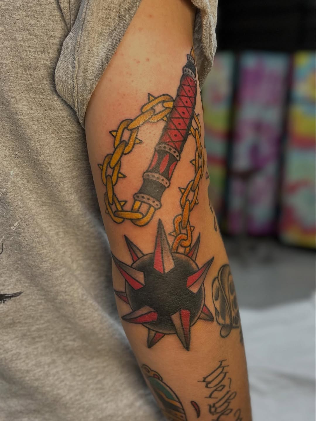 Walk-in flail made on Sunday for Daniel! ⛓️
Thanks for letting me do this one for you it was super fun!
.
.
.
.
#flailtattoo #sandiegotattooartist