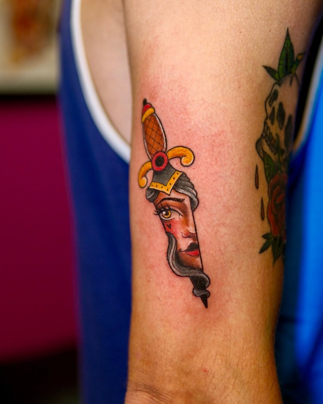 Algunos tatuajes a color que he tenido la suerte de ir realizando estos meses. Si no quieres tatuajes grandes, las "pegatinas" pueden ser una buena op