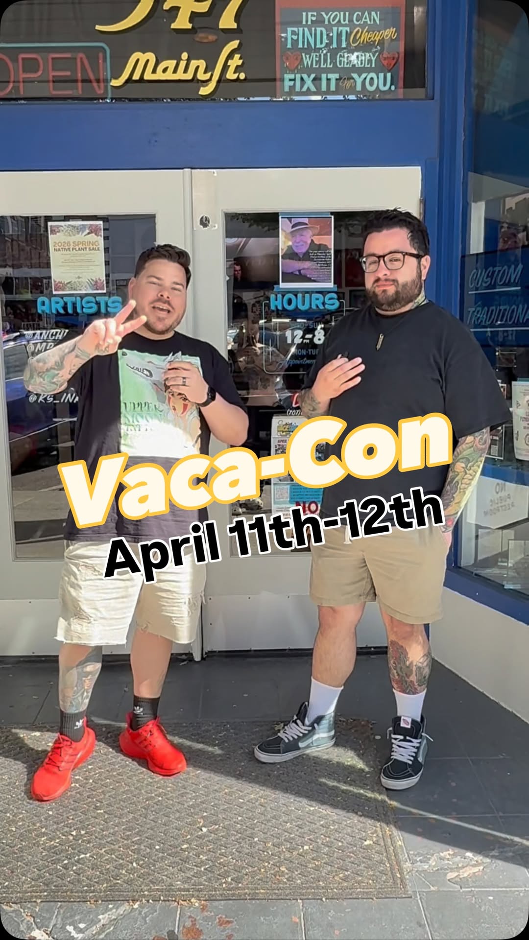 Hey friends, this weekend is Vaca-Con and at the Anchor Tattoo booth. We will have two special guest with us!
John Morris, the voice of Andy from Toy 
