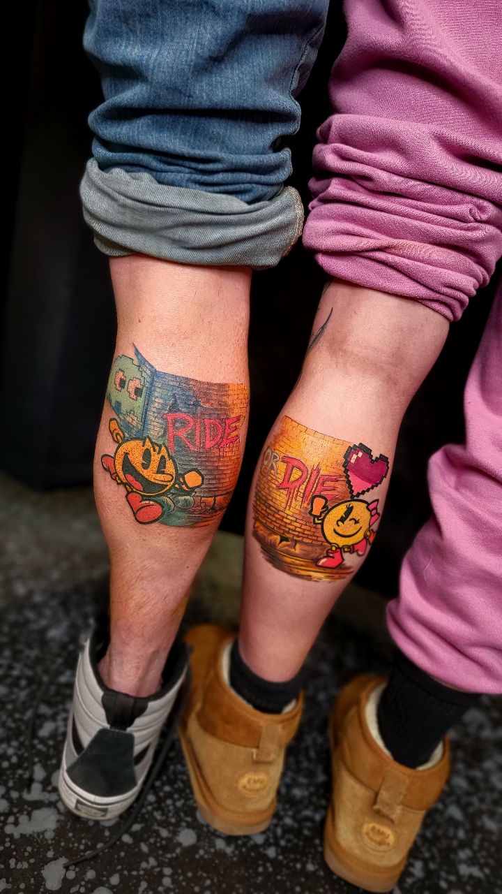 Nothing says true love like the ride or die kind ️

This matching couples tattoo was all about keeping it playful and perfectly on theme. We brought t