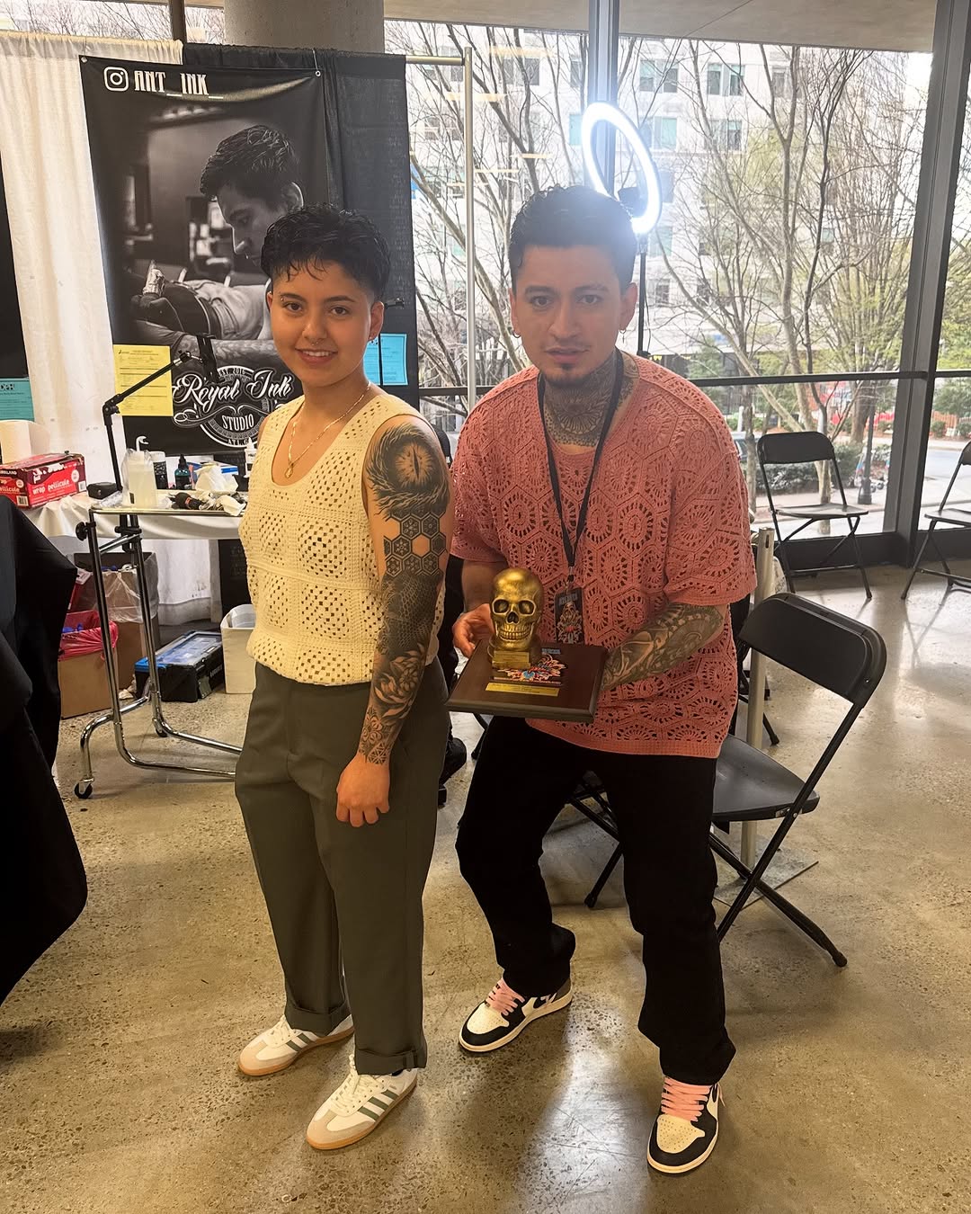 Thank God for one more achievement in life and thank you so much for everyone’s support! : Gracias @royal_ink_studio seguimos progresando gracias a to