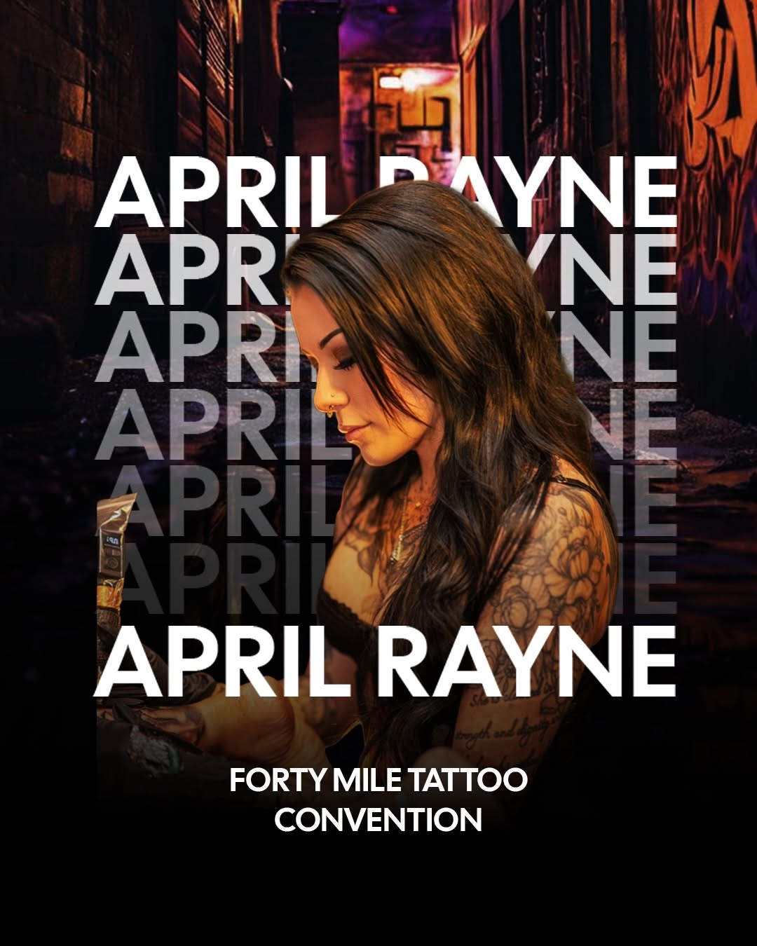✨ Meet the Artists of the Forty Mile 
Tattoo Convention 2026 ✨

We’re excited to start introducing 
APRIL @april.rayne.tattoos
Don’t miss the opportun
