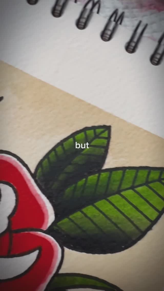 It's been too long since I picked up my watercolors, but I'm loving the result! #tattoo #watercolor #rose #area51 #paint