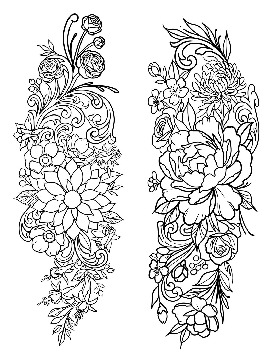 Erik has some floral flash up for grabs! Send him a DM or schedule online at the link in our bio

Lower arm designs // black and grey shading included