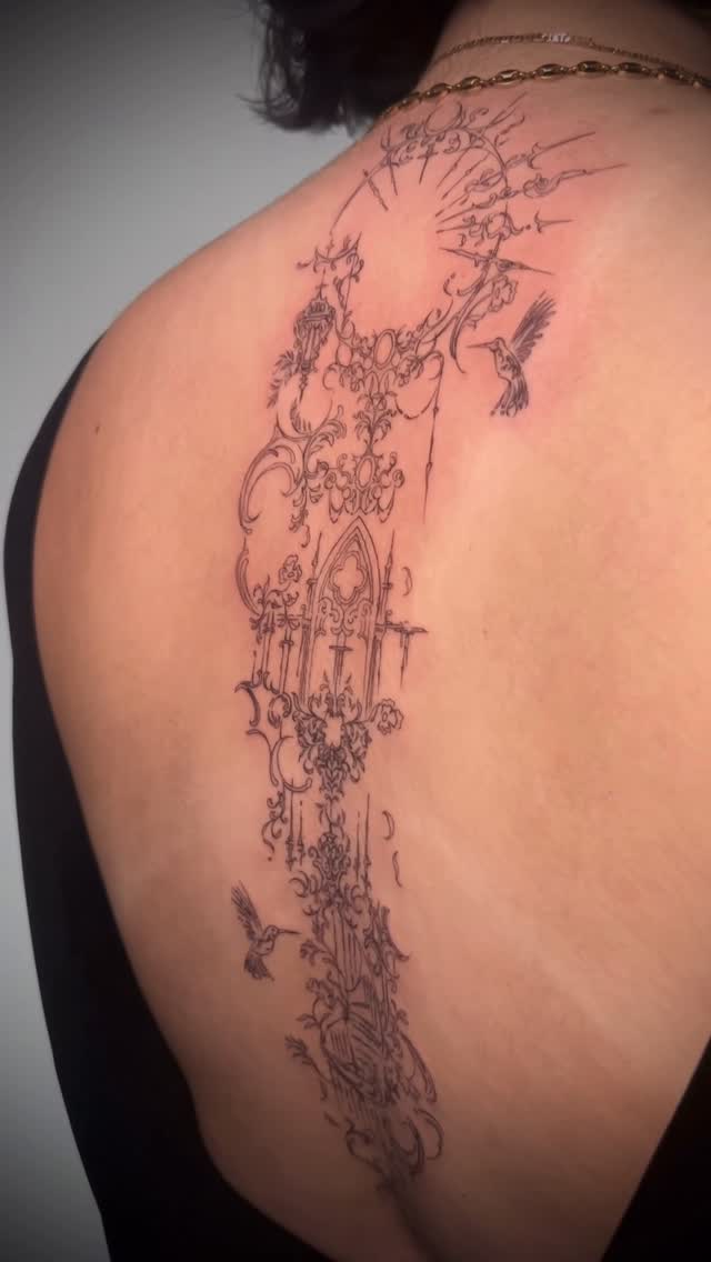 ✨Thank you @minababi! Excited to add to it soon! ✨
•
This was based on a few reference photos sent to me by Mina, trying to illustrate a journey and a