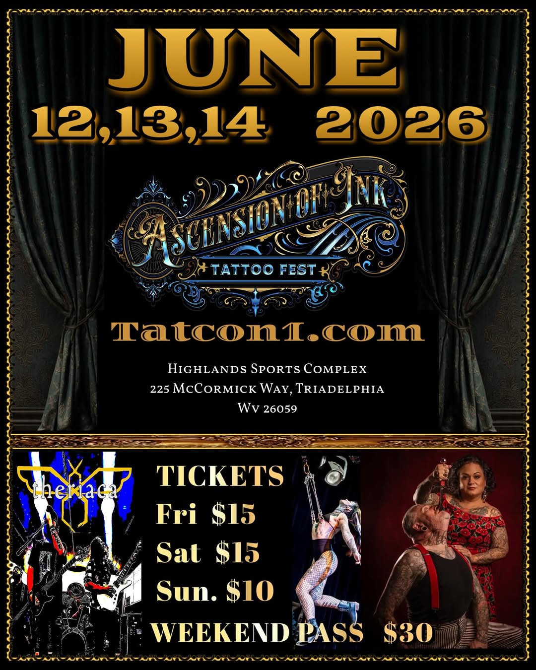 It’s coming!!!!! Still accepting applications! New venue @highlandssports  #tattooconventions #tattoo #tattooartists #wheelingwv #inked