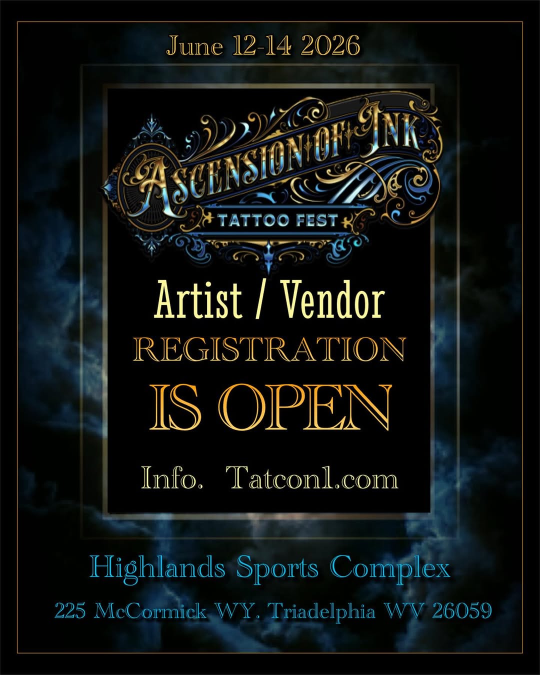 Follow @ascension_of_ink and apply at tatcon1.com we are discounted booths and tickets to make this events huge!! We can over 500 artists and vendors 
