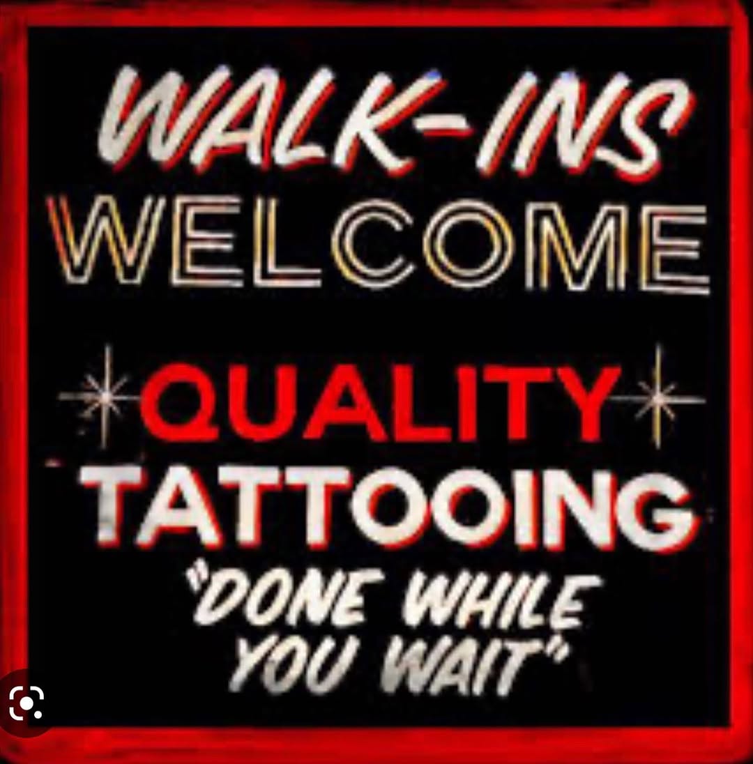 We are always accepting walk-ins! So swing by! Bring your own design or choose from the thousands of options we offer. We can also help you design tha