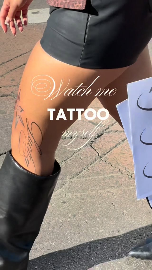 Long awaited reveal of the tattoo I did on myself ✰ 

I did use numbing. For those of you who were calling me brave, I’m so sorry to disappoint!!! 
#a