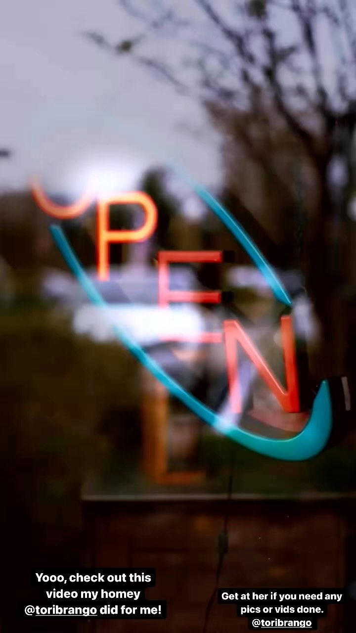 @toribrango shooting that ill video for me. Thanks Tori!!