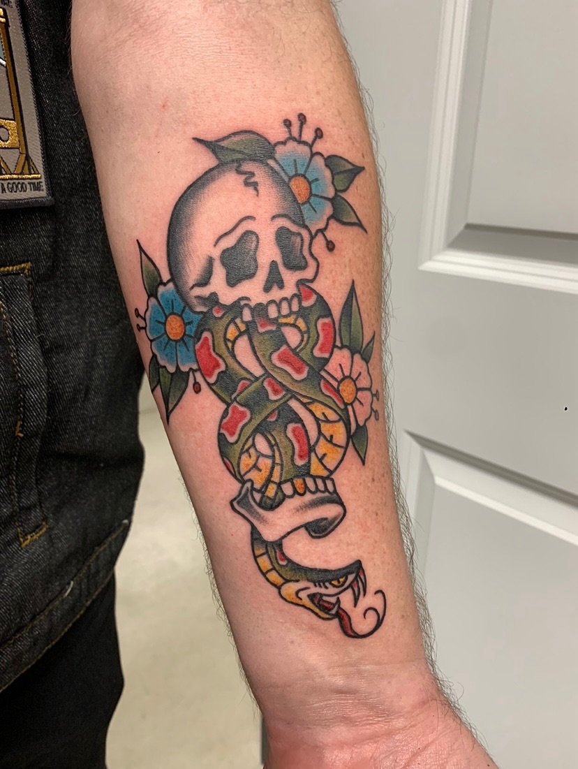 Our resident artist Ben Safely is one of the best people on the planet, he also makes killer tattoos.  He has openings pretty quickly at the moment so