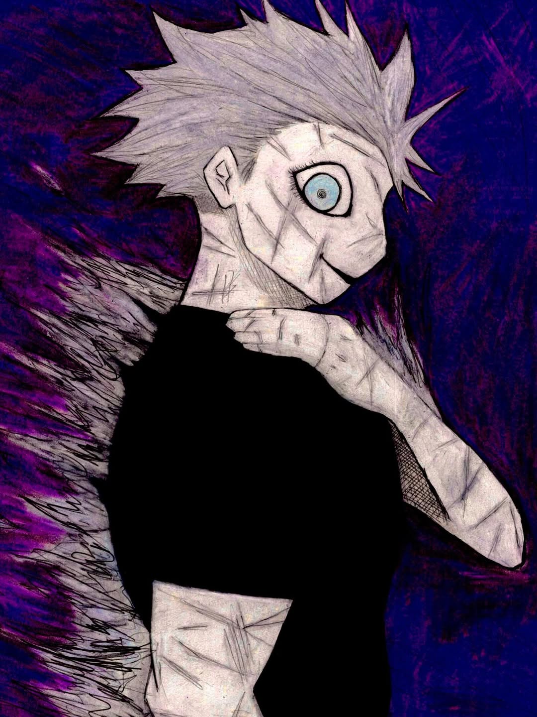 My favorite characters from jjk by the end of the series…  Gojo is one of the most fun Shonen characters ever and Ken / Geto are such good villains an