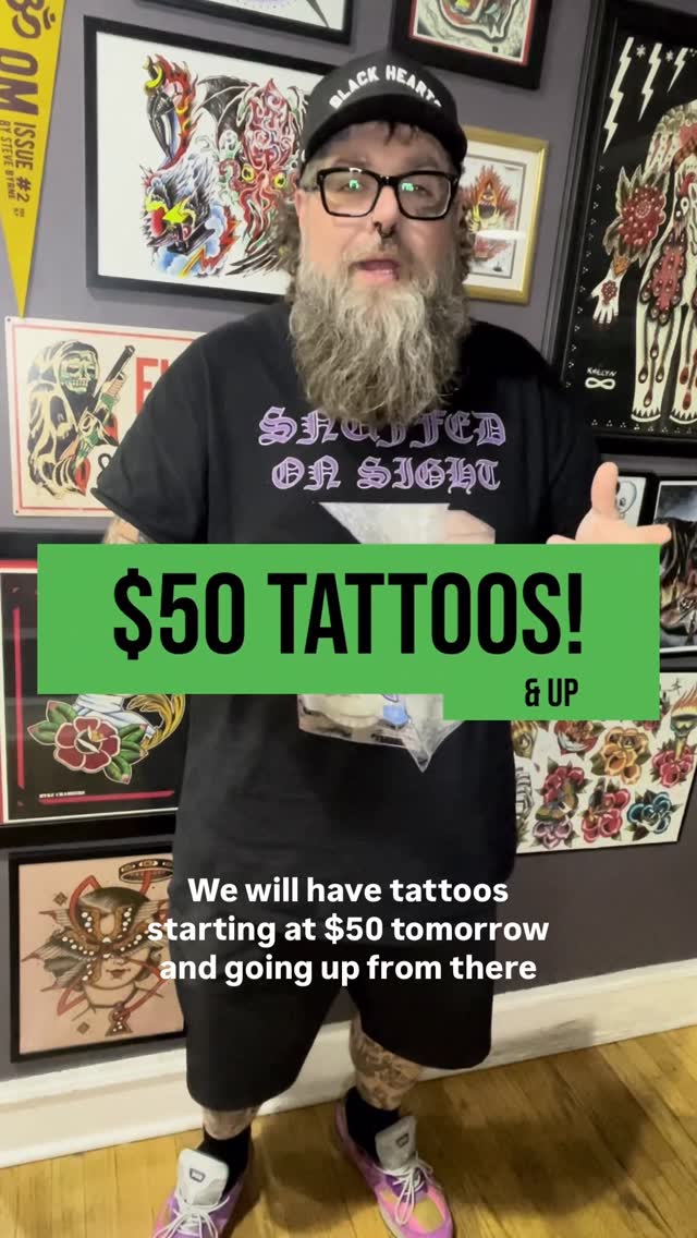 Who’s ready for a flash event?!? Saturday, March 28th we will have flash to choose from for $50 & up! @j0.zart will be starting at 8:30am with our oth