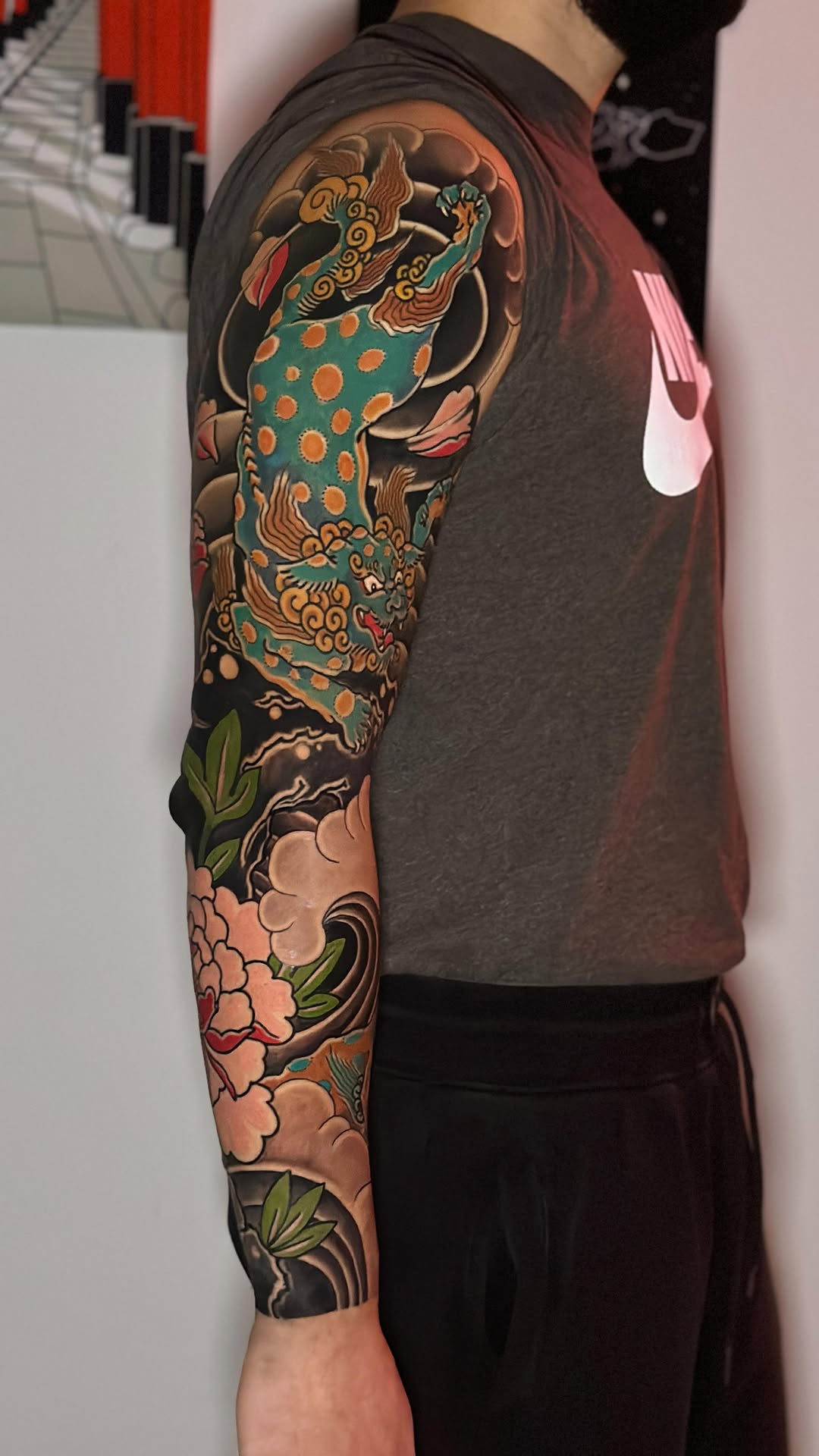 Brazo completo que hice en mi visita Alemania este mes!! 
Muy agradecido con mis parceros de @culturaz.tattoo y afortunado de conocer y crear amistade