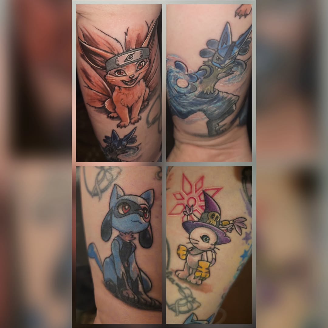 Folie ist nun ab da es halb ab war bei Kurama  also weg damit  erstmal gewaschen abgetrocknet  und foto gemacht jetzt mal Creme drauf. 

Kurama schmer