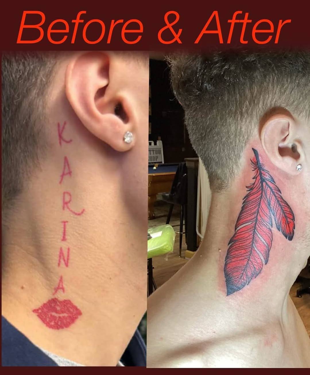 Have an old tattoo you don’t like anymore? We’ve got you covered! Come chat with our artists to get a new piece you’ll love.
Done by @loganstormtattoo