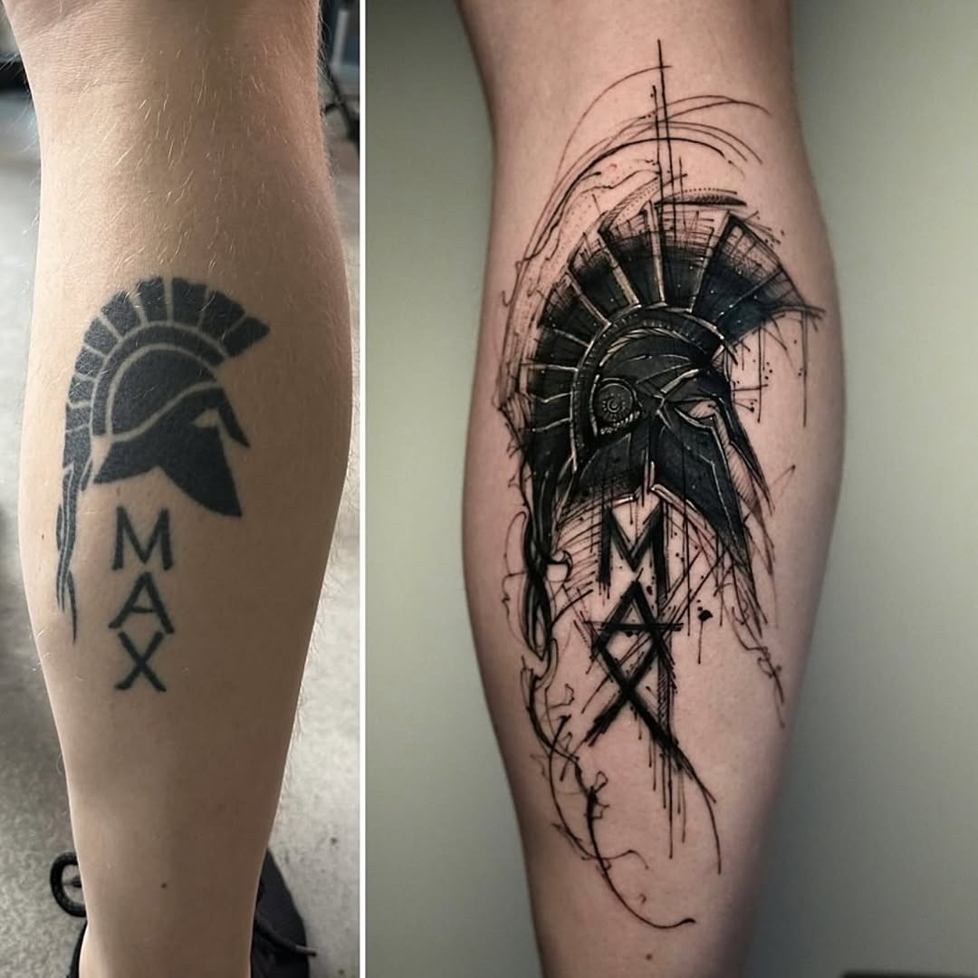 Before VS After 
Welches deiner Tattoos Könnte eine Auffrischung gebrauchen ? 
#touchup #tattoo #hamburg #soltau #bremen #hannover