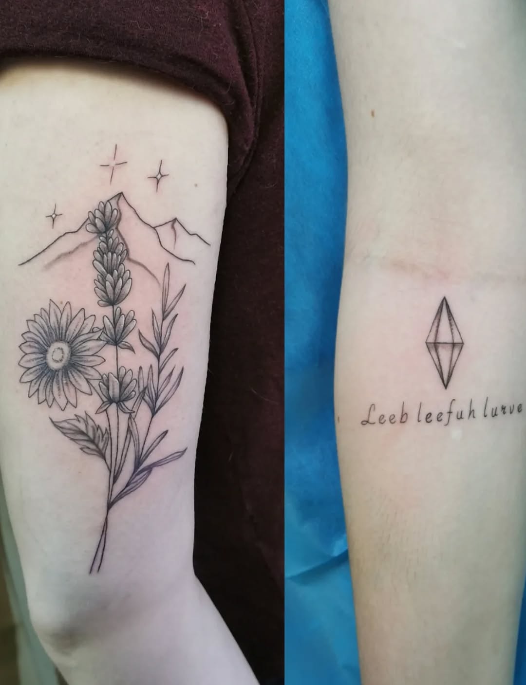 Couple cute tattoos done recently