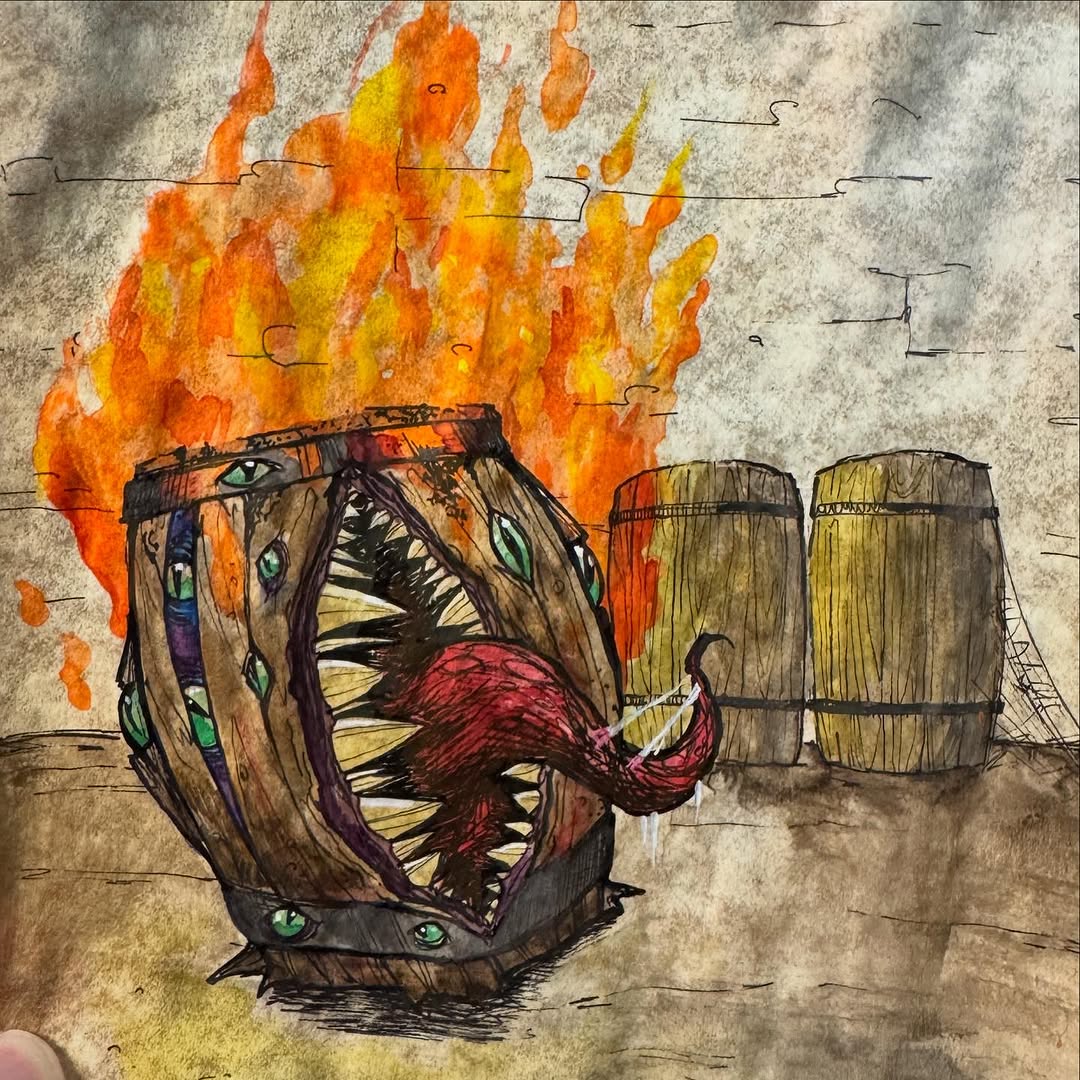 Sometimes you’re trying to loot a dungeon. Sometimes, the loot fights back. You think you’re gonna get some sweet, sweet Gnome wine, but this wine bar