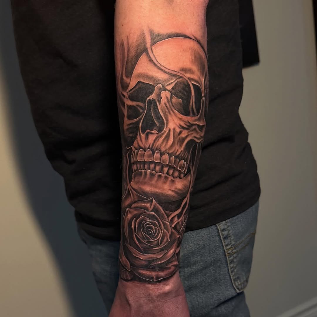 Another session done on this sleeve I’ve been working on  
•
•
•
•
#sleevetattoo #tattoo #tattoos #newtecumseth #ink