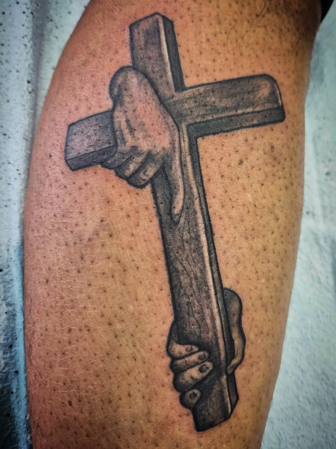 Start of a covering clients Calf. Session 1. He presented this flash to me. Can't wait to finish it.