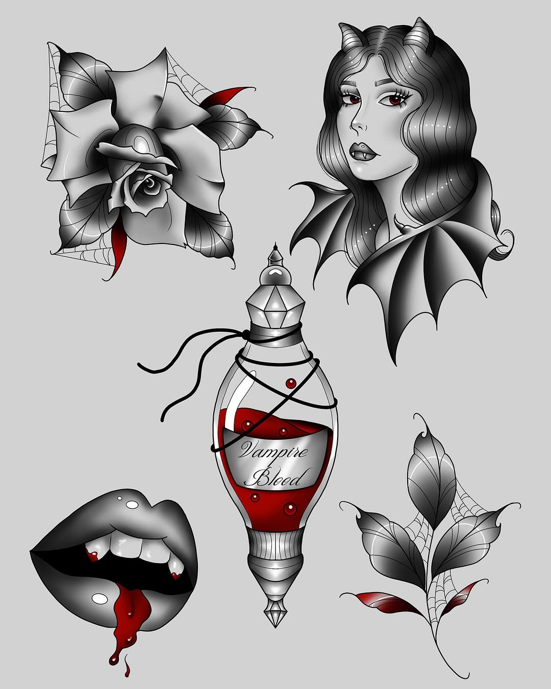 It’s spooky time always ❤️ discounted flash available ❤️‍ DM to book in

#tattooflash #hamiltontattoo #femaletattoo #flash #spookyflash