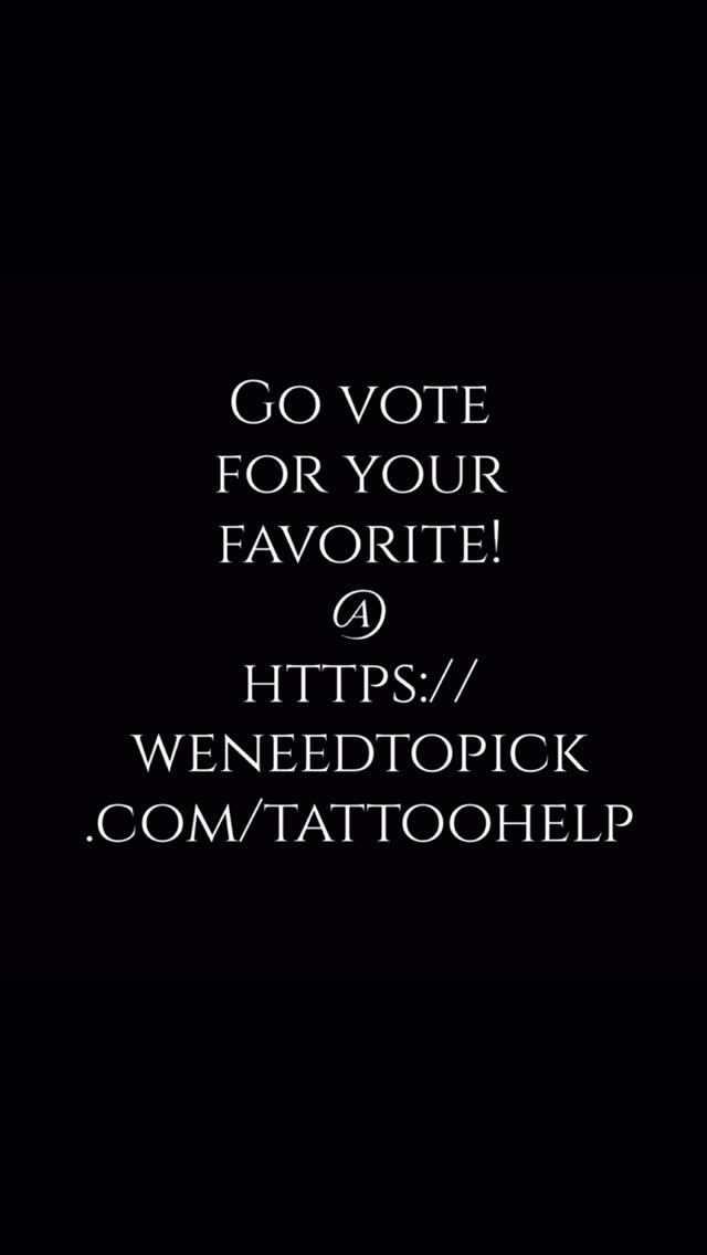 GO VOTE @ https://weneedtopick.com/tattoohelp …
A lot of people have been asking to see the original tattoo and what I plan to cover it with! @k80anne