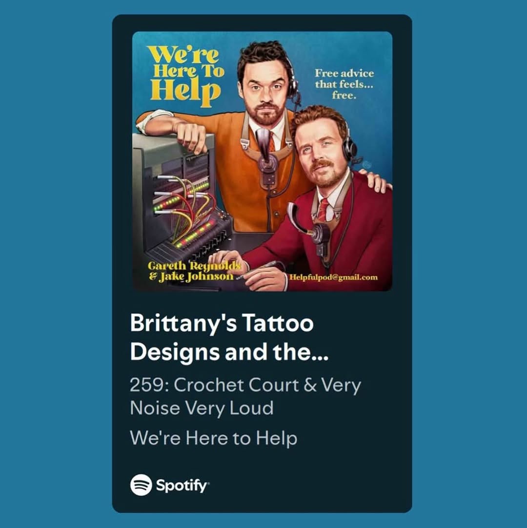 I can’t even believe this ✨ I got to be on one of my favorite podcasts, “We’re Here To Help” with @mrjakejohnson & @reynoldsgareth !
So excited (and g