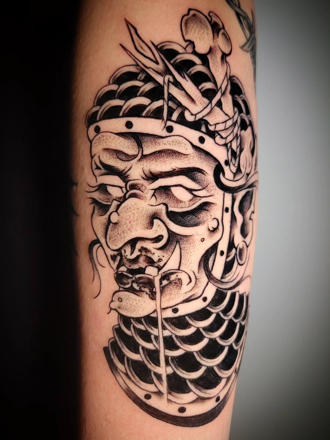 Gremlin Girly ‍♀️ 
#slayyyyy 
.
.
.
.
.
#lasvegastattooer #tattoos #traditionaltattoo  #lasvegas