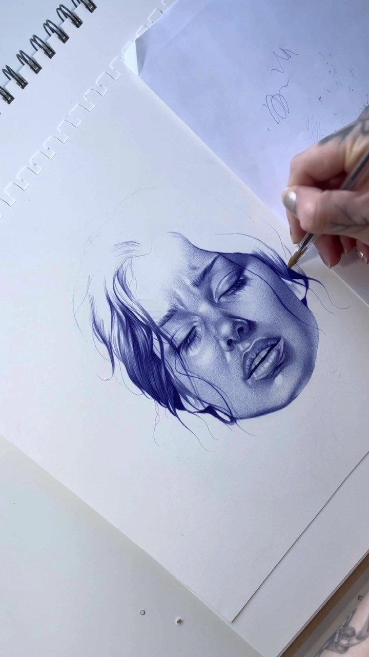  bic pen on stonehenge.