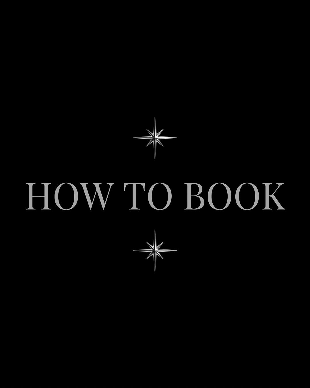 ✧ how to book! ✧ surprise!! We are opening our forms and DMs year round!! Please take the time to read through these slides to learn our new system. W