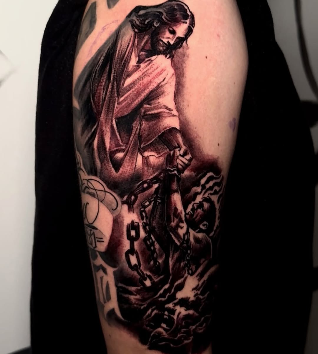 Christ is KING 
DM TO BOOK YOUR APPOINTMENT
#burnertattoos #sanfernando #ca #tattoo #sfv