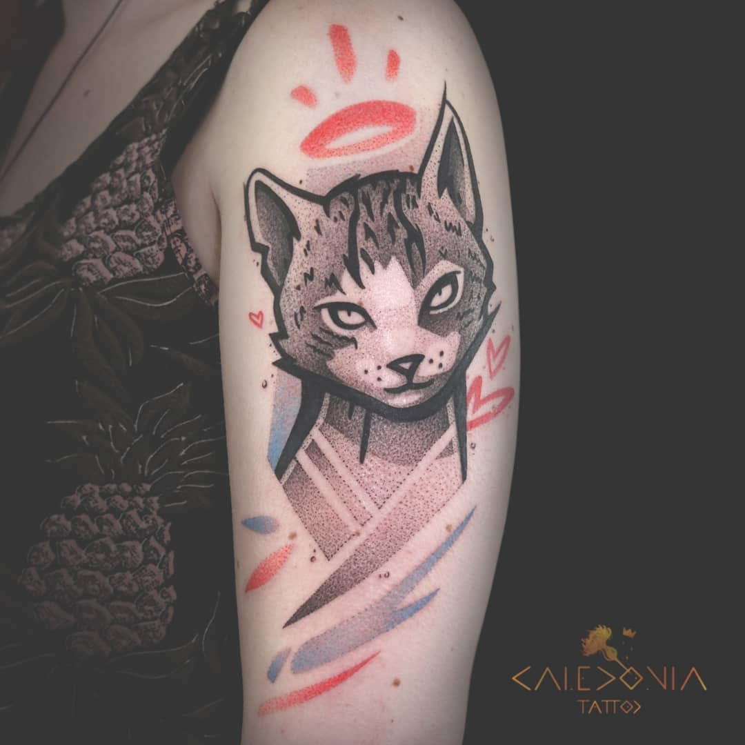 "Little angel" 
A big thanks to Océane for traveling all the way from Belgium to get this custom tattoo project! 
For any tattoo enquiry, please conta