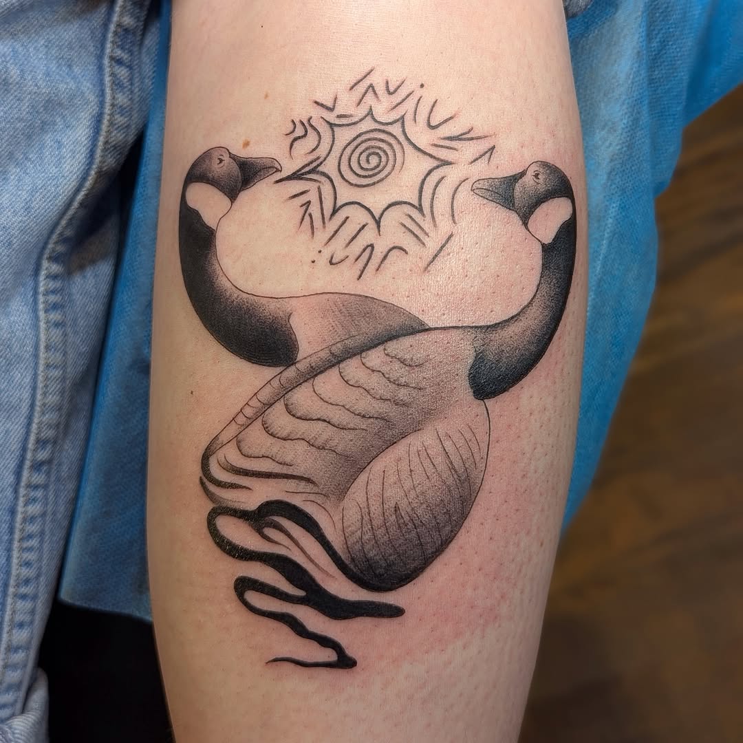 The wise Two-Headed Goose you have heard about.