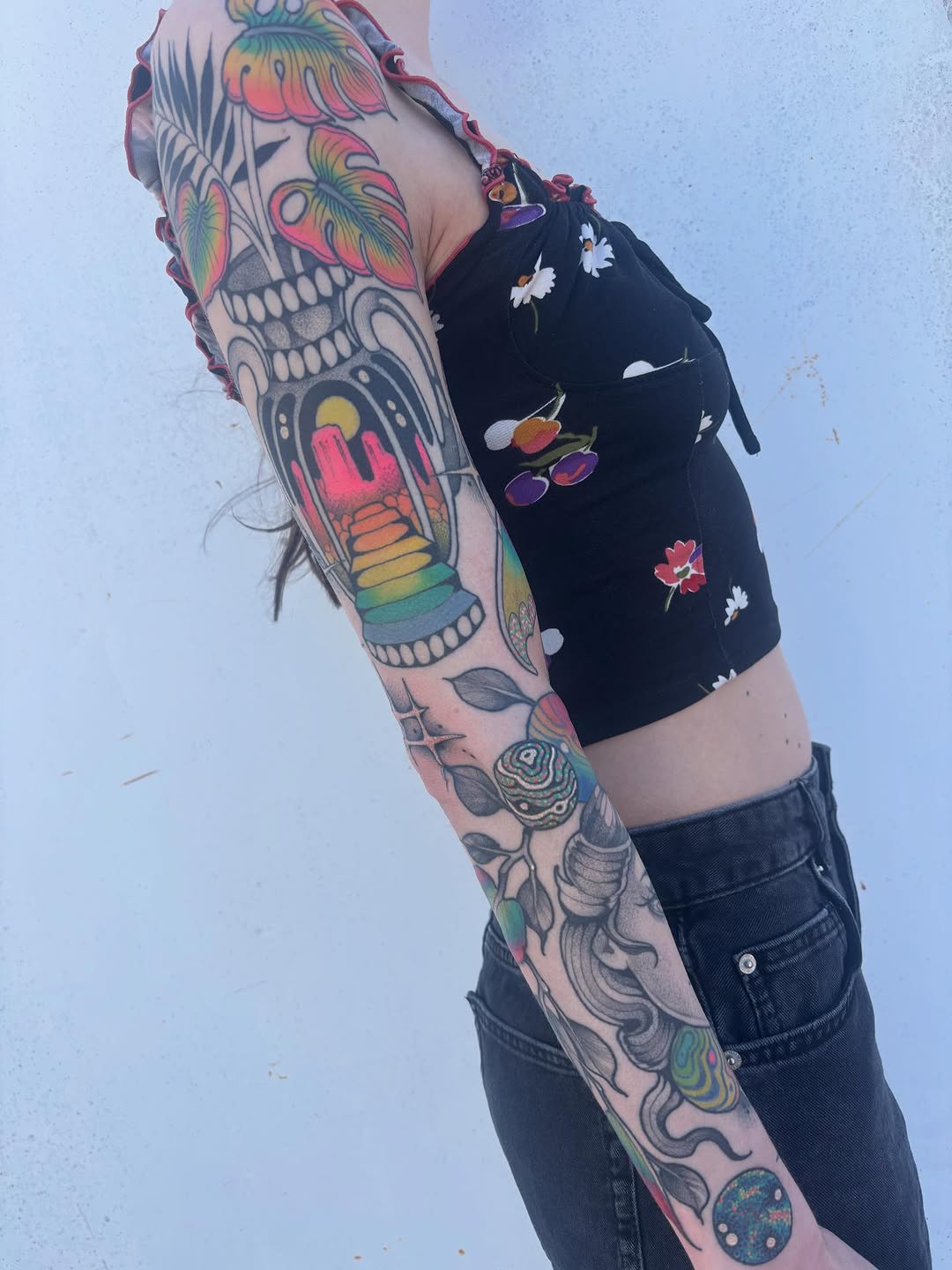 Finished up this sleeve for Ally today! It was so much fun piecing this together ⭐️‍♀️ thank you so much for getting tattooed by me! 

My books are st