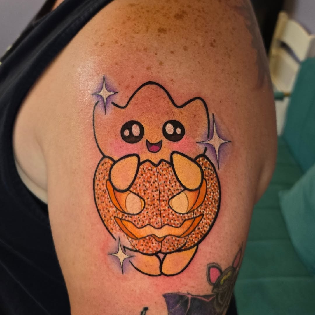 Sweet glittery baby Togepi as a Jackolantern from my wanna dos! More like this pls  

Booking October & November. Please fill out the form on my websi