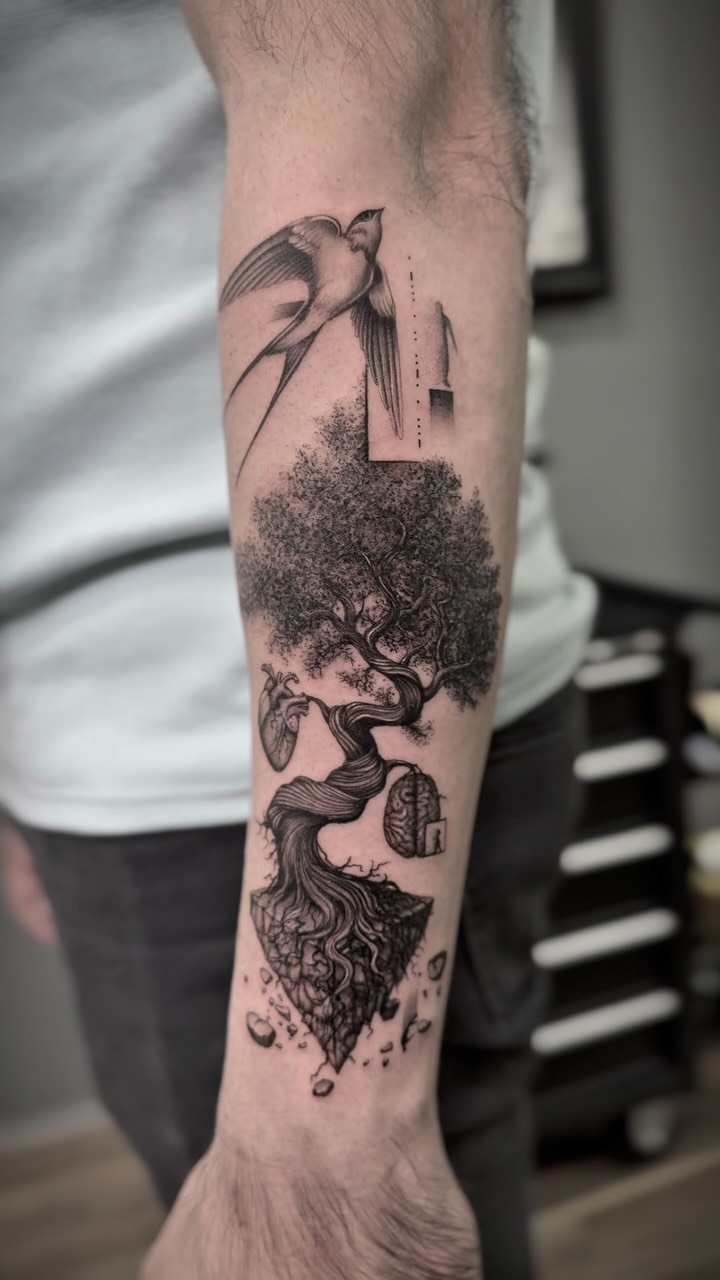 Grounded by roots, lifted by wings
•
Book your Appointment 
Via Whatsapp: +961 71 967 222
•
•
#tattoo #inking #art #charbelheloutattoo #tattooinspirat