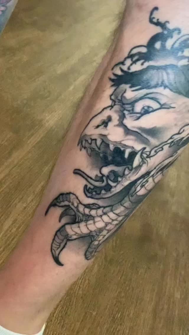 Healed kappa I did last month. I really enjoy tattooing Japanese mythology among other subjects. Hit me up if you’d like to book in with me.  Now curr