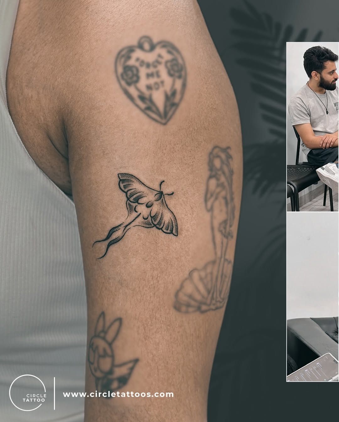 5 tattoos. One story. ✨

Every design we created for this client carries a different emotion, a different moment, a different meaning. From minimal li