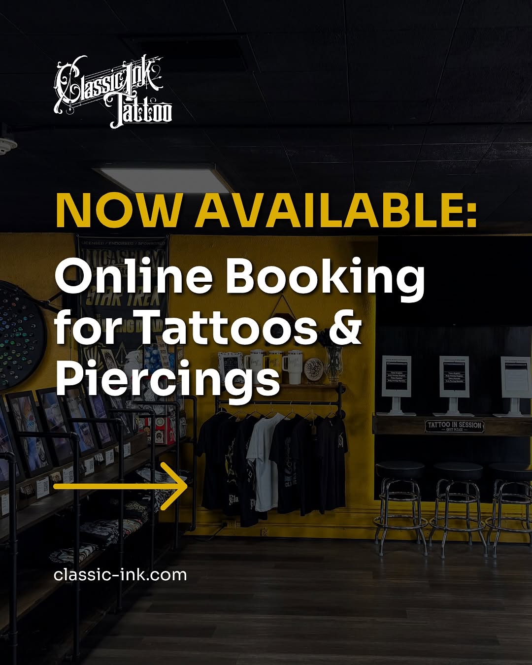 Our new website is LIVE! 

You can now book your next tattoo or piercing appointment online. Please note that submitting a form without paying the onl