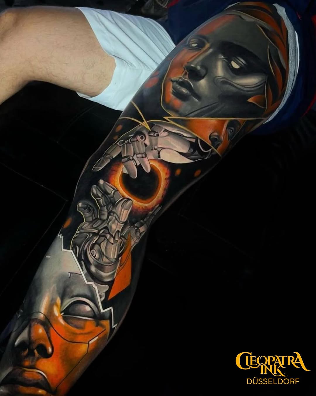 Wenn Kunst zum Cyborg wird. 

#cleopatrainkdüsseldorf #tattoodüsseldorf #düsseldorftattoo #düsseldorf #visitdüsseldorf #düsseldorfcity #düsseldorflieb