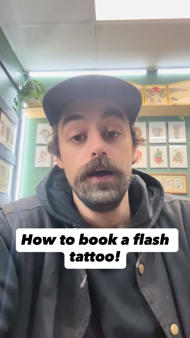 Hit the link in my bio to book a flash tattoo! Not only can you see all my flash in one place but you can also see the price and size of each design!!