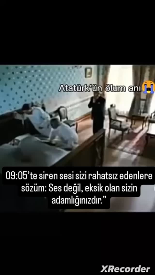 09:05’te siren sesi sizi rahatsız edenlere sözüm: Ses değil, eksik olan sizin adamlığınızdır.”