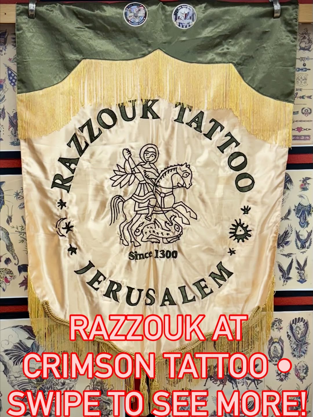 Crimson Tattoo had the honor of hosting Razzouk Tattoo here in Kansas City for a special event. • Razzouk Tattoo is a 700 year old tattoo lineage and 