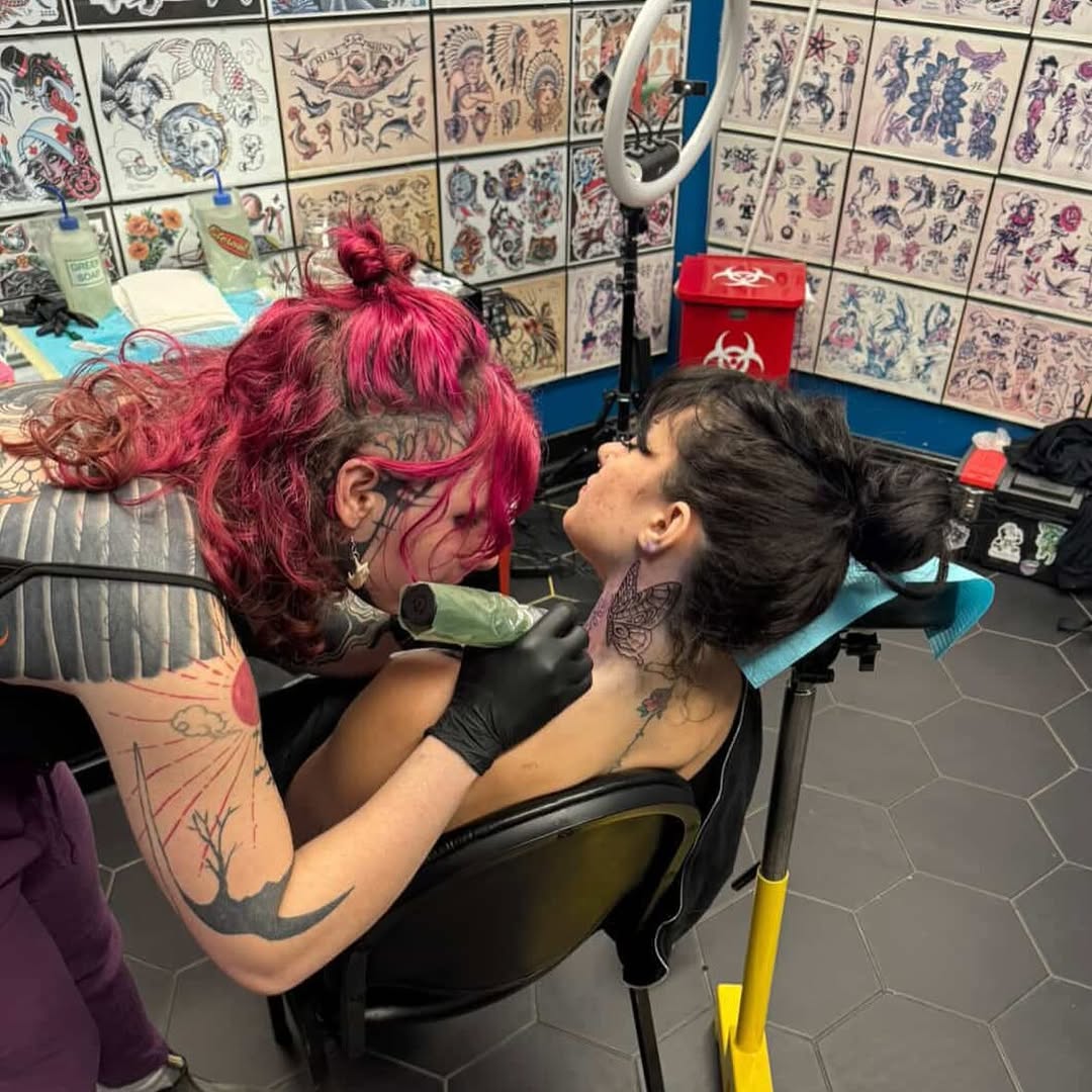 Been meaning to do a meet the artist for forever, so here we go. 
My name is Dani, and I’ve been tattooing for 5 years now. My favorite tattoo styles 