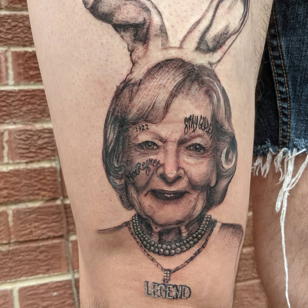 Not done yet but got an amazing start to this @bettymwhite today #nofilter #noedit #tattoo #bettywhite #tattoolife #noclife #nocturnal #ink #bishop #a
